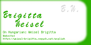 brigitta weisel business card